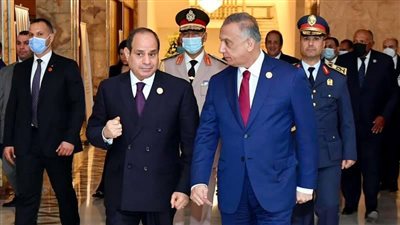 السيسي يجري اتصالا هاتفيًا مع مصطفى الكاظمي رئيس وزراء العراق