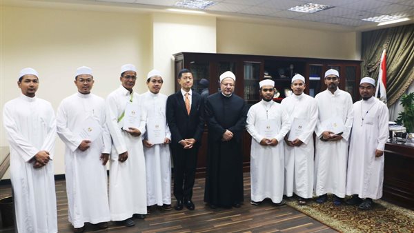 وفد تايلاند مع مفتي