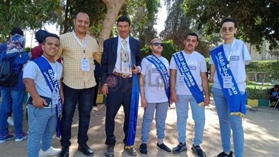 جامعة المنيا تُشارك بوفد طلابي في فوج ذوي الهمم من الجامعات المصرية 