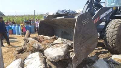 إزالة 318 حالة بناء مخالف وتعديات على الأراضي الزراعية بالغربية │ صور