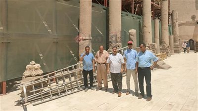 الآثار ترسل لجنة لمعاينة الأعمال بالدير الأبيض غرب سوهاج | صور 