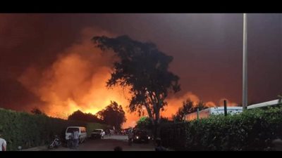 جمال العدل: حريق الاستوديوهات دمر 10 فدادين.. ولا خسائر في الأرواح