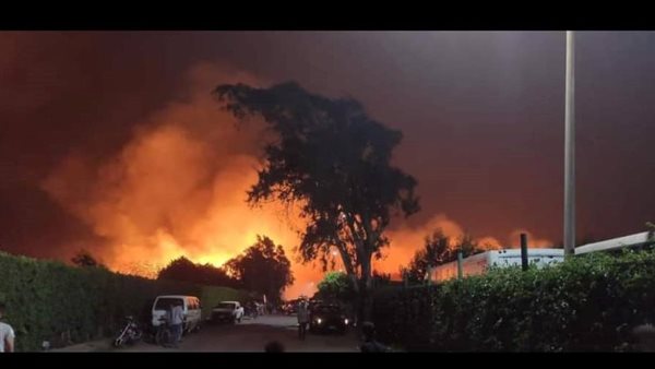 حريق استديوهات العدل