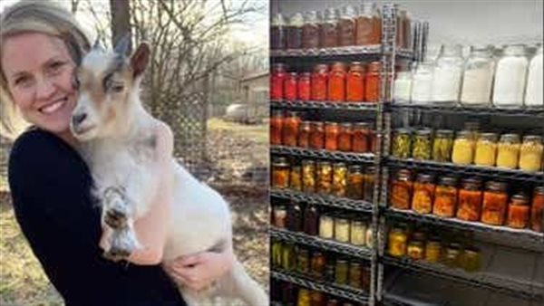 أمراه أمريكية تخزن