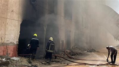 بدروم غير مستخدم.. نائب محافظ القاهرة تكشف تفاصيل حريق مبنى بحلوان