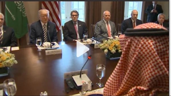 ترامب خلال زيارته