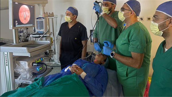 الخدمة الطبية بمستشفى