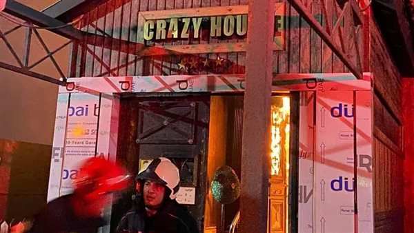 حريق بكافيه في الإسكندرية