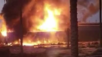 نصف مليون جنيه خسائر أولية بحريق مخازن مزرعة بشبين القناطر 