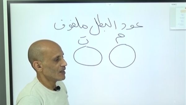 مدرس يشرح لطلابه