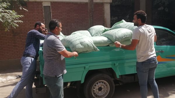 ضبط سيارة محملة بالدقيق