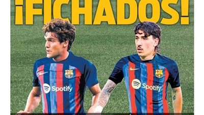 صفقات برشلونة الأخيرة وتألق سانشو.. جولة في الصحف العالمية اليوم