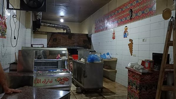 حريق بمطعم مشويات