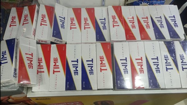 السجائر المضبوطة