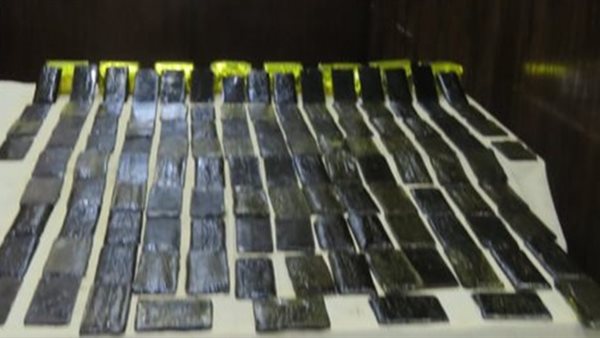 المواد المخدرة المضبوطة