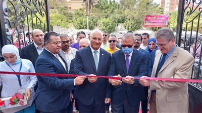 افتتاح أعمال التطوير والتوسعة بقسم الاستقبال بمستشفيات بنها الجامعية