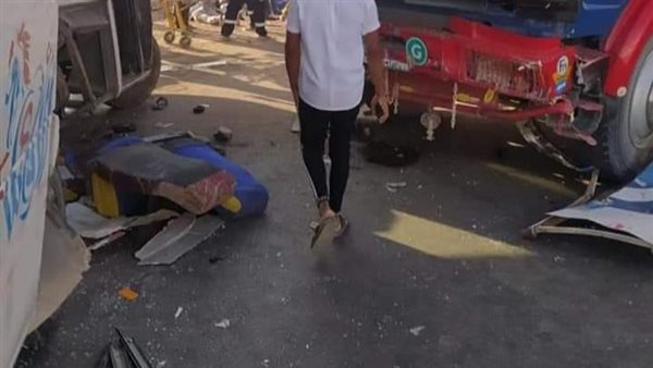 حادث تصادم طريق السويس