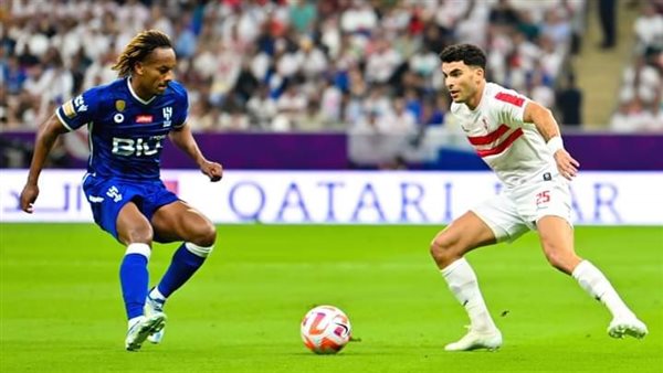 جانب من مباراة الزمالك