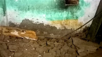 إصابة سيدة ونفوق عدد من الماشية في انهيار منزل بأسيوط 