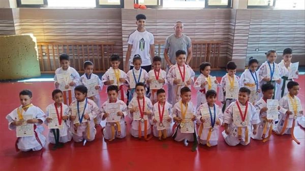 فريق الكاراتيه بمركز