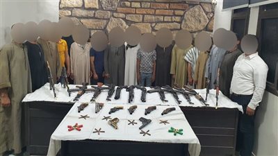 القبض على 17 متهما بالاتجار في الأسلحة النارية بأسيوط