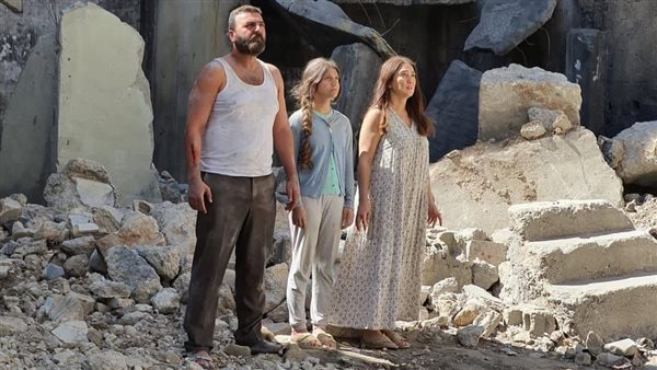 مشهد من فيلم نزوح