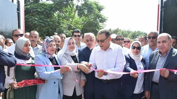 افتتاح محطة رفع صرف