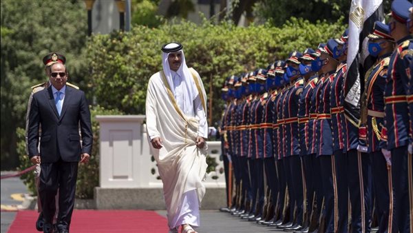 السيسي وتميم بن حمد