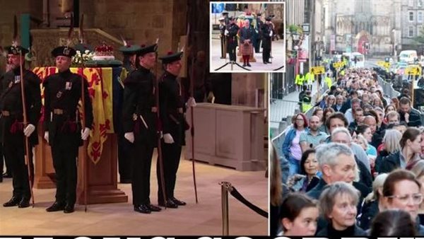 توديع الملكة اليزابيث