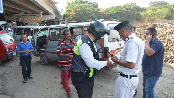 ضبط سائقين مخالفين