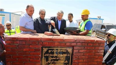 بتكلفة 250 مليون جنية.. محافظ المنيا يضع حجر أساس محطة معالجة الصرف الصحي ببني مزار