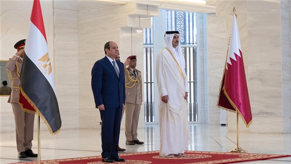السيسي وتميم في قطر