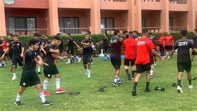 منتخب الشباب يخوض تدريباته على فترتين تحت قيادة محمود جابر