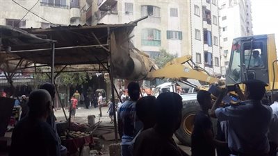 الجيزة: إزالة التعديات والأكشاك المخالفة بحرم الطريق الدائري ببشتيل ورفع المخلفات