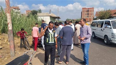 تفاصيل إصابة 3 أشخاص من أسرة واحدة في حادث تصادم بالمنوفية