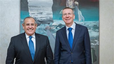 انعقاد جولة المشاورات السياسية الثانية بين مصر ولاتفيا | صور