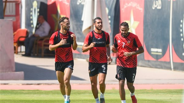 جانب من مران الأهلي