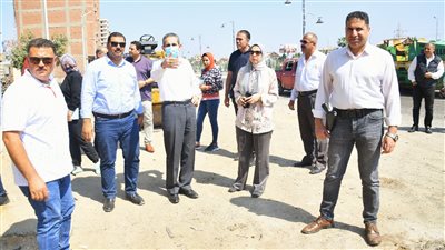 محافظ الغربية يتابع مشروعات الرصف بمدينة طنطا