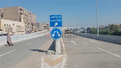 تشغيل كوبري مدينة ملوي العلوي بالمنيا تجريبيا 