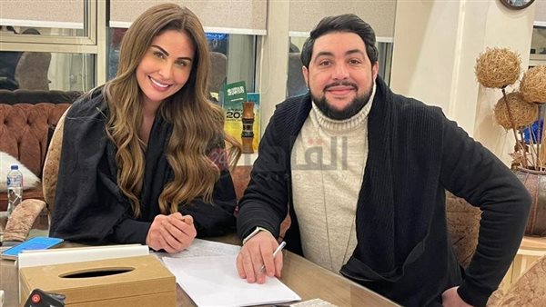 مي سليم والمنتج مصطفى