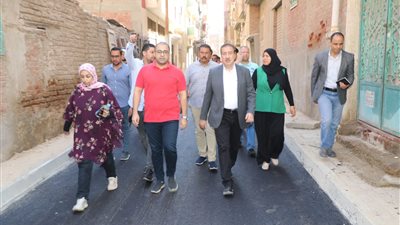محافظ المنوفية: الانتهاء من رصف 56 شارعا بميت خاقان وكفر المصيلحة