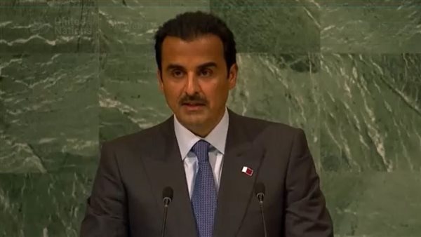 أمير قطر أمام جمعية