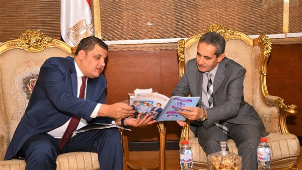 محافظ الغربية يستقبل