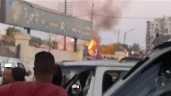 نشوب حريق بحي شرق