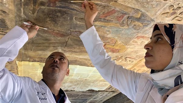 ترميم معبد إسنا 