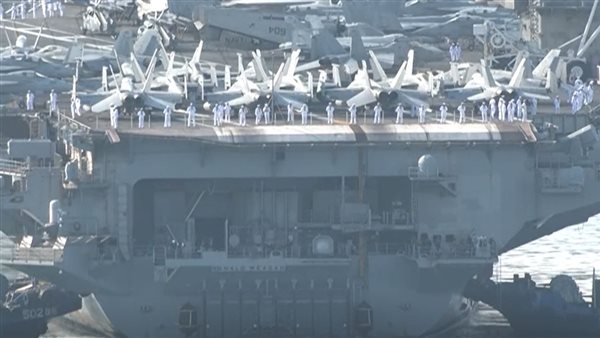 حاملة الطائرات الامريكية