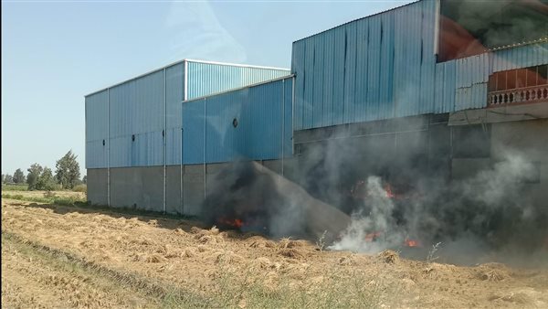 حريق بمخزن لب بسيدي