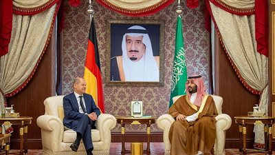بن سلمان والمستشار الألماني يبحثان العلاقات الثنائية وفرص التعاون الاقتصادي | صور