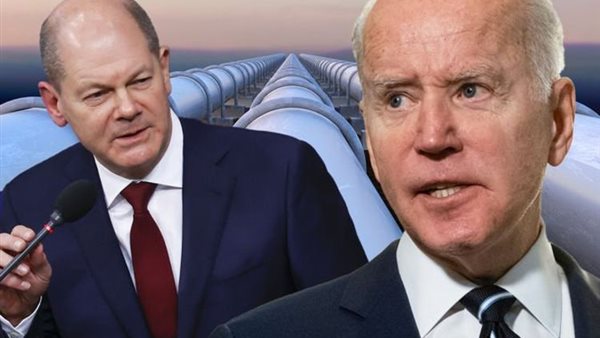 أولاف شولتز وجو بايدن