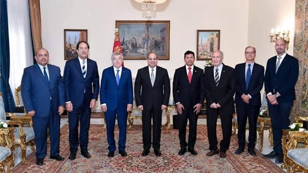 الرئيس السيسي يستقبل